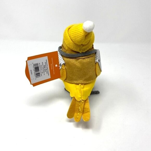 Harvest Featherly Friends Bird with Yellow Hat and Purse Decorative Figurine - Picture 4 of 6